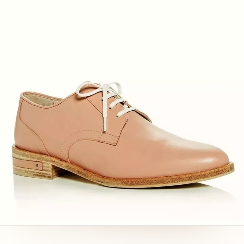 Freda Salvador Women's Strut Leather Plain Toe Oxfords‎ Size 6 NWOB (MSRP $350)